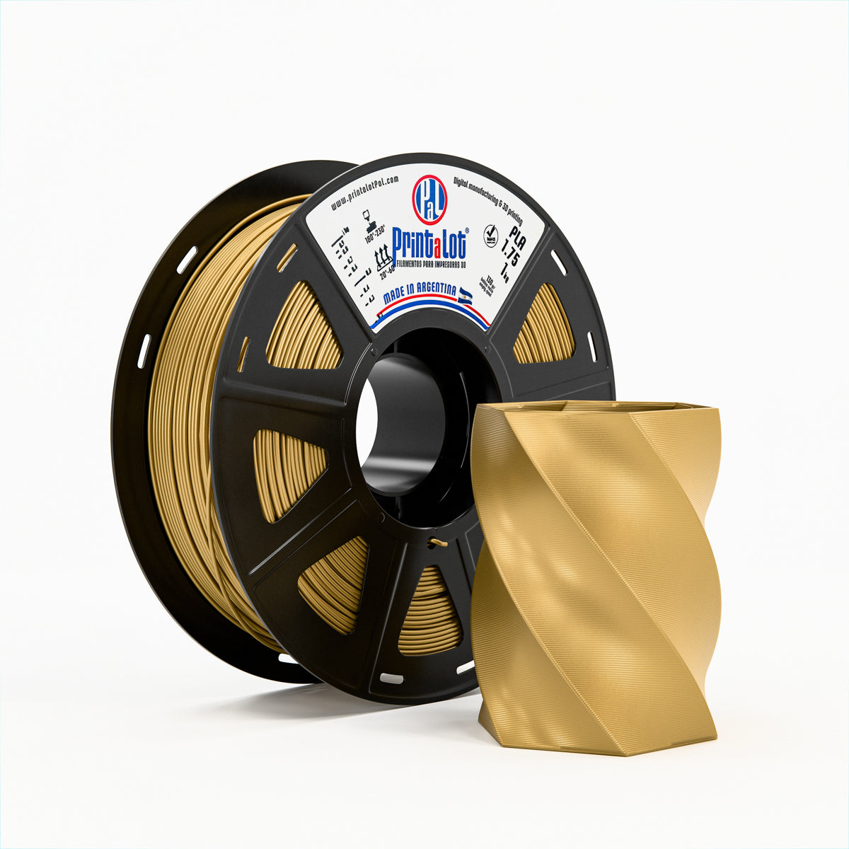 Pack PLA metalizados