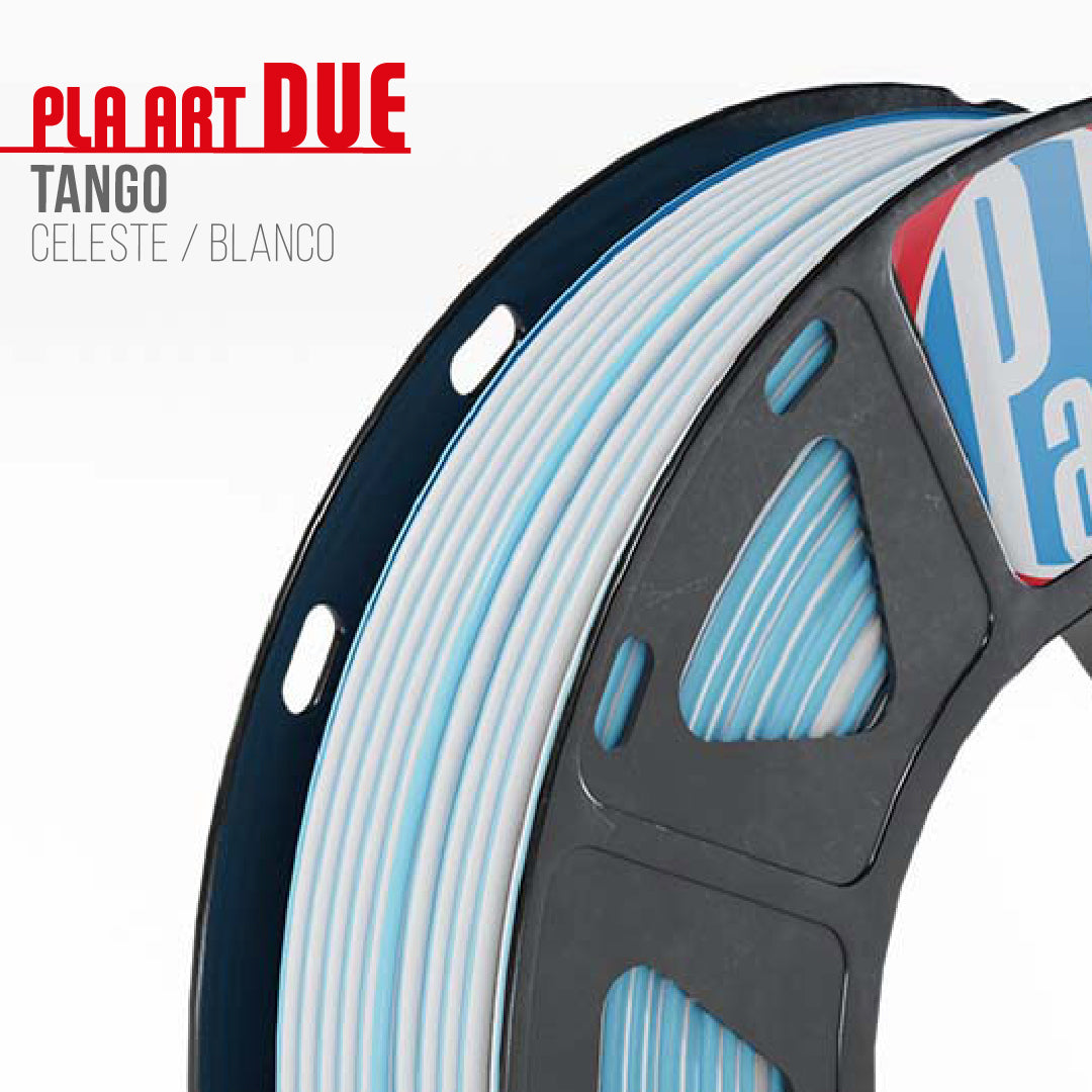 PLA ART® Due Tango (Azul claro/Blanco)