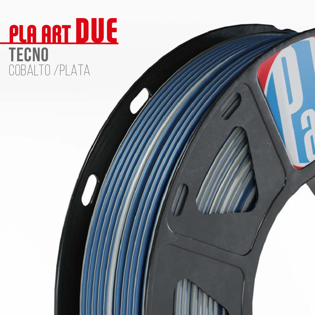PLA Art DUE Techno (Cobalto/Prata)