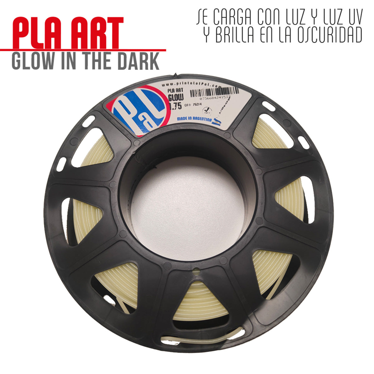 PLA Brilho Verde Luminescente