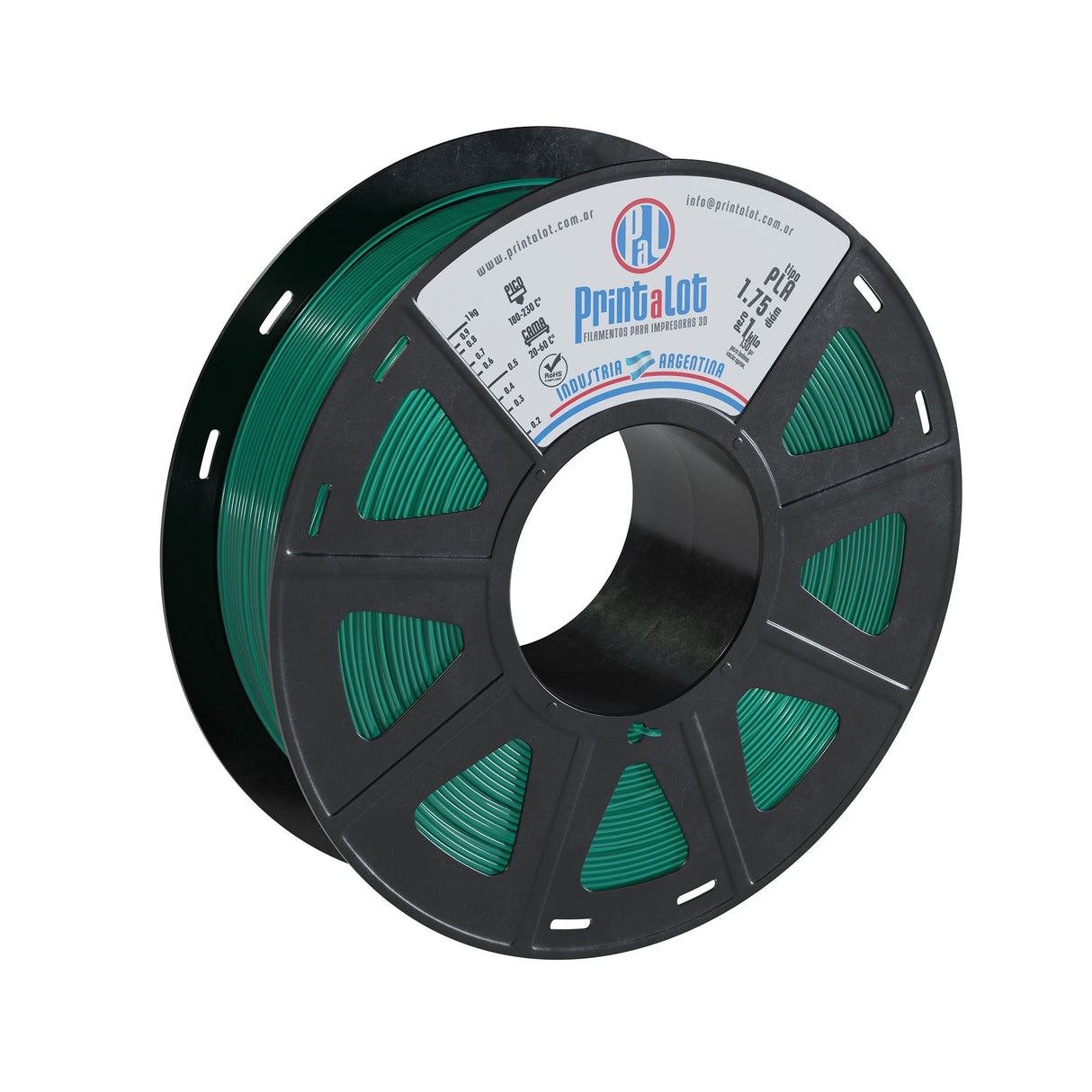 PLA Verde Translúcido