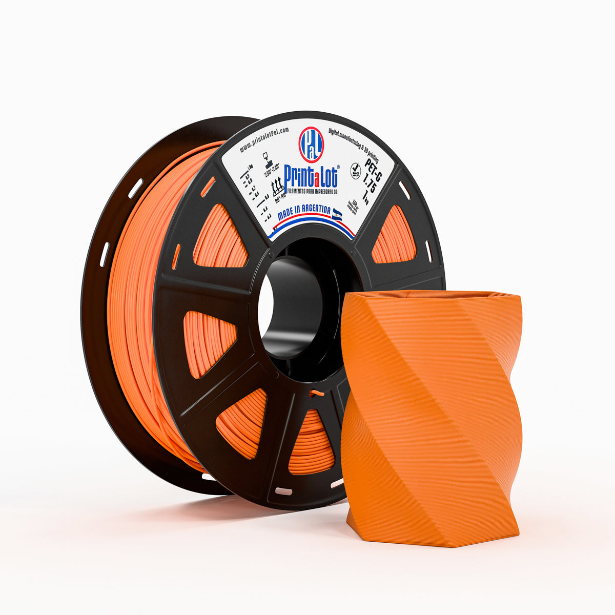 PETg Naranja Fluorescente